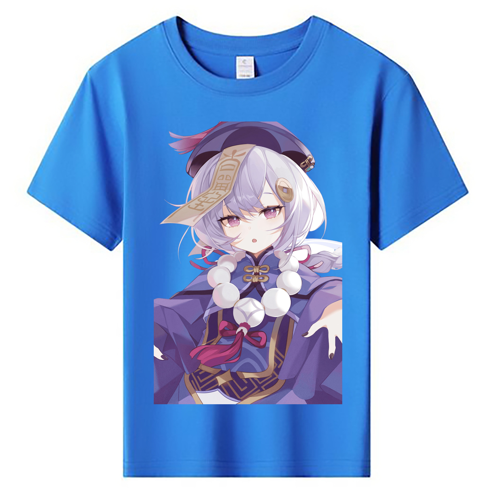 げんし神 七七 なな  genshin Nana 綿100％キッズTシャツ（フロントプリント）